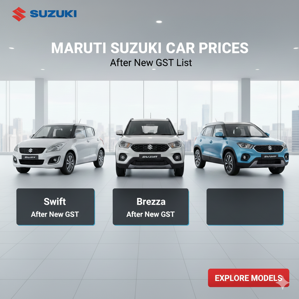 maruti suzuki car prices after new gst list