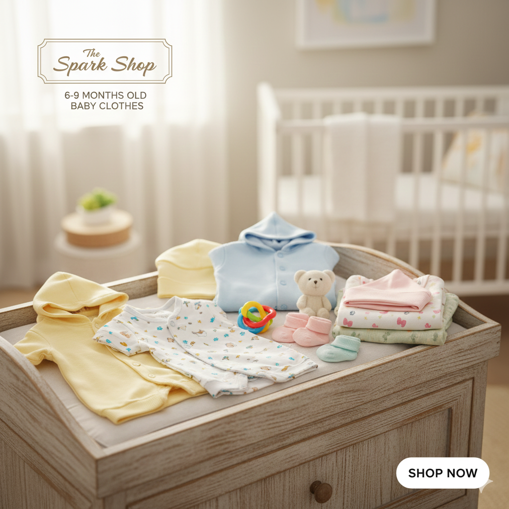 the spark shop 6-9 months old baby clothes