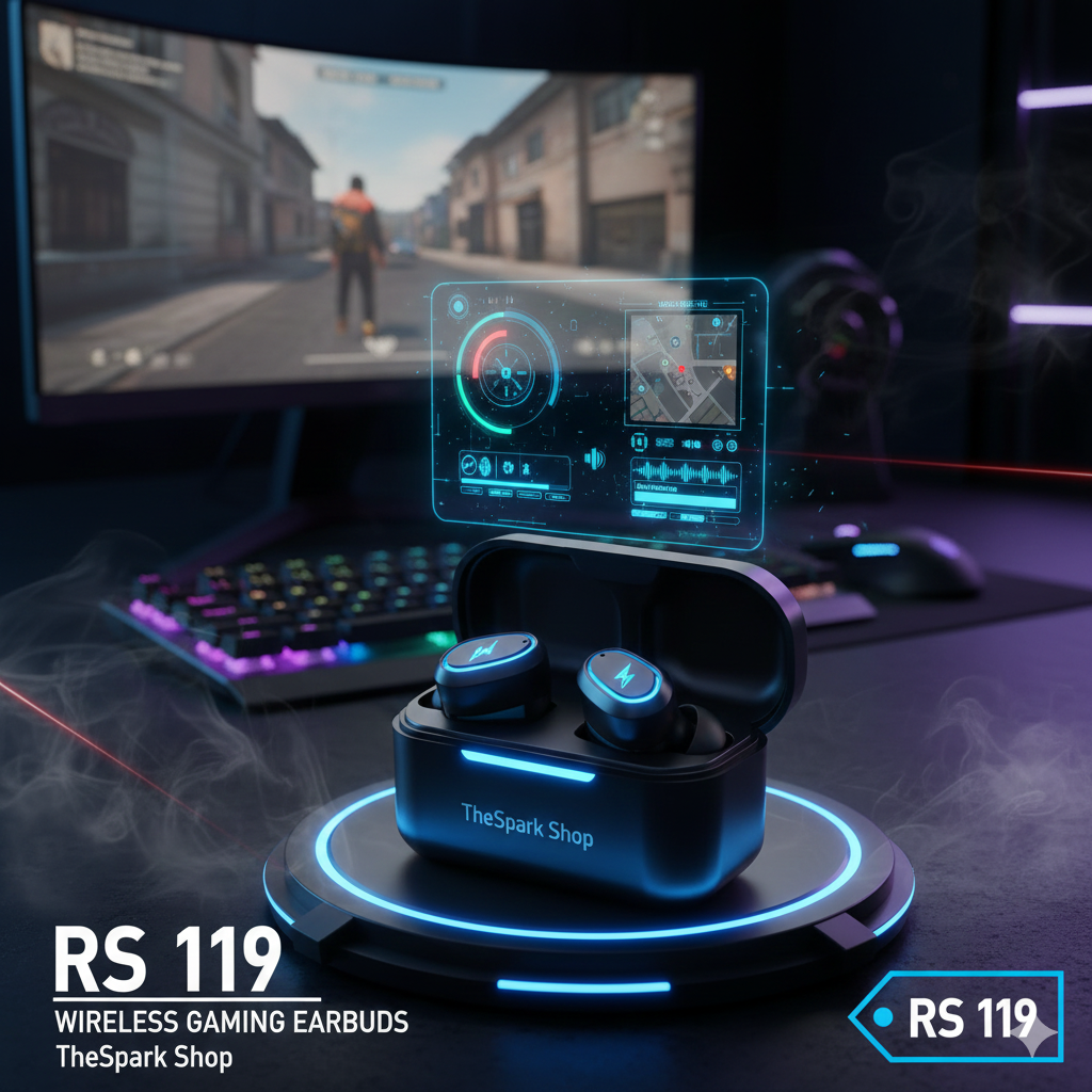 rs 119 wireless earbuds for gaming thespark shop