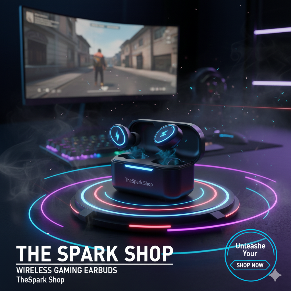 thespark shop wireless earbuds for gaming