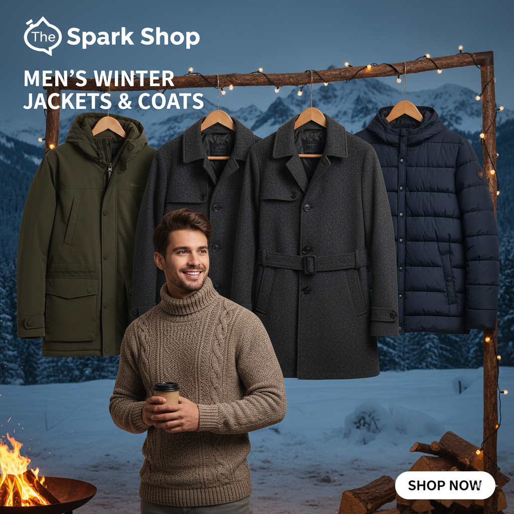 the spark shop men jackets for winter coats